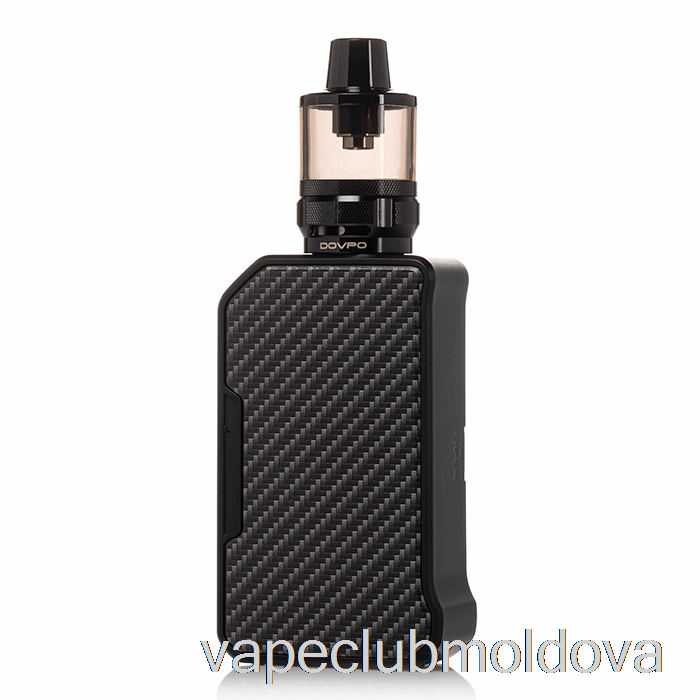 Vape Mod Dovpo Mvp 220w Kit De Pornire Fibră De Carbon Neagră